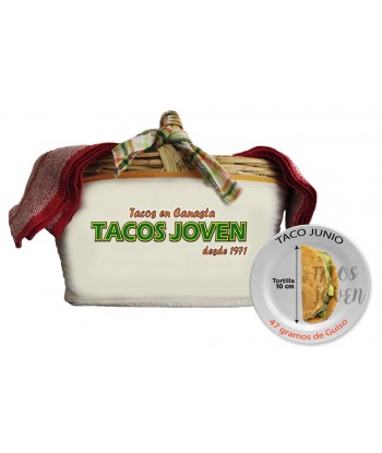 canasta con tacos junior