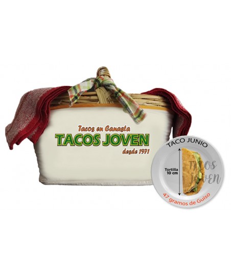 tacos de canasta 50 tacos de canasta junior para 10 invitados