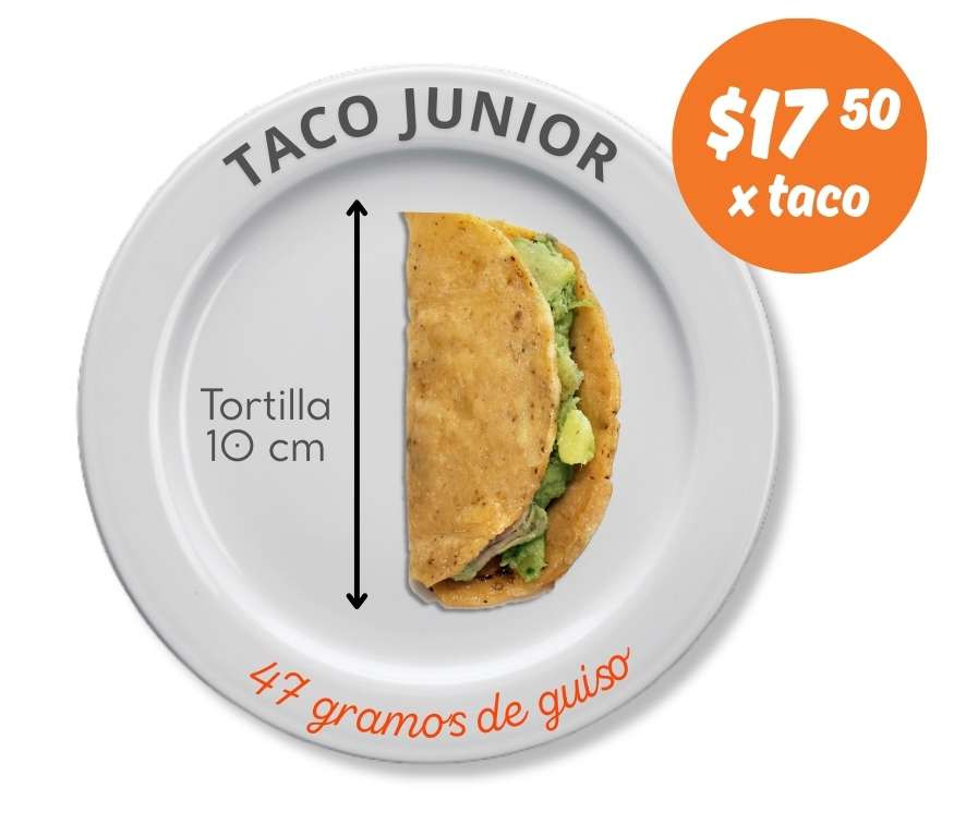 TACOS  DE CANASTA JUNIOR